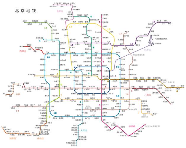 最新北京地铁图高清版下载_最新版的北京地铁地图高清的